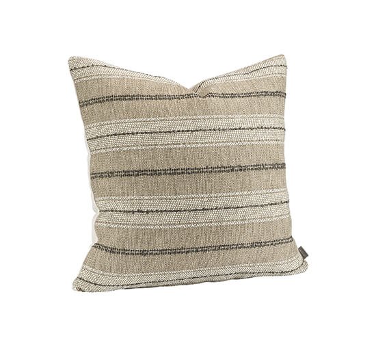 Linen - Nomad Multi Stripe Cushion Cover Grey