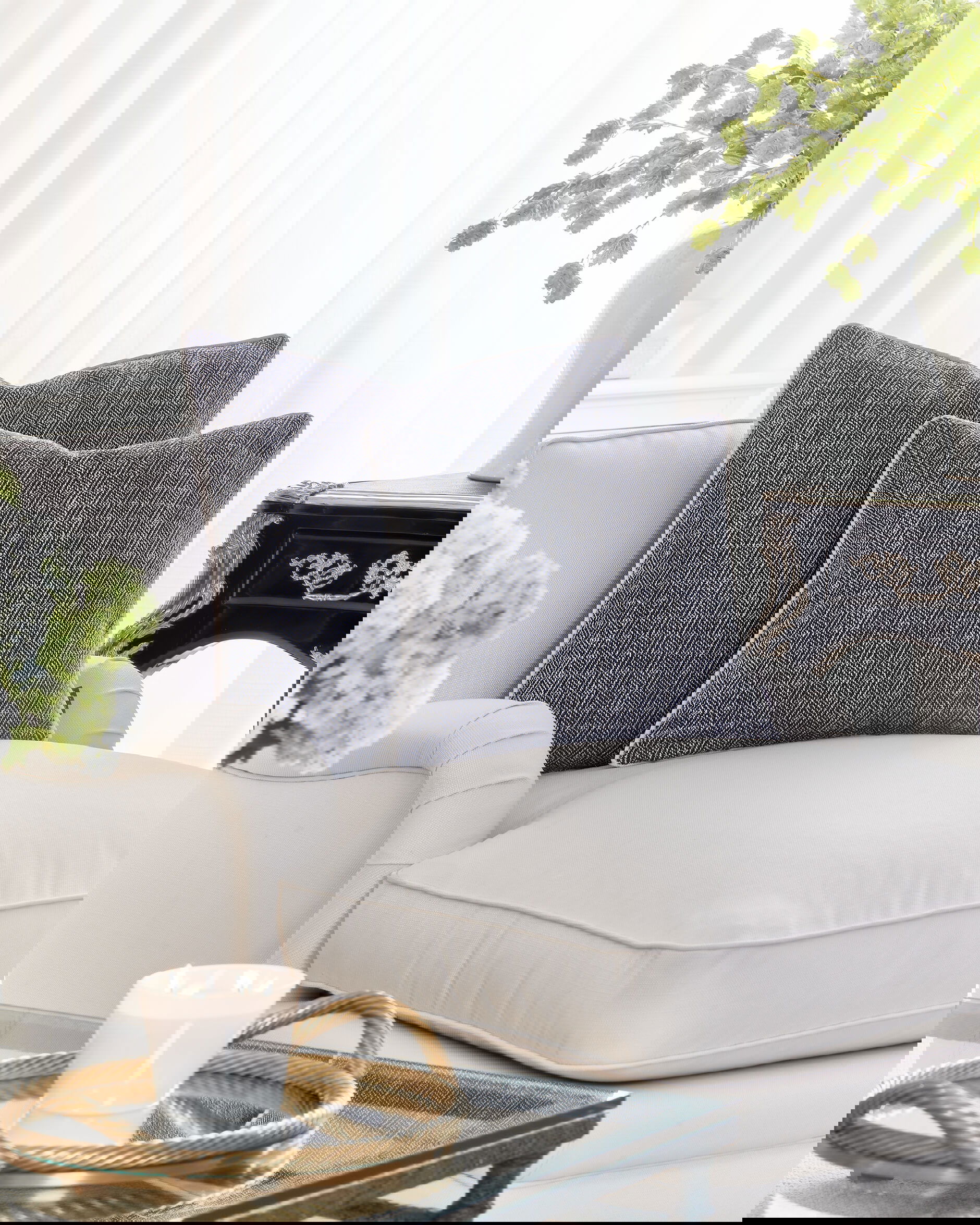 Donna kuddfodral blå