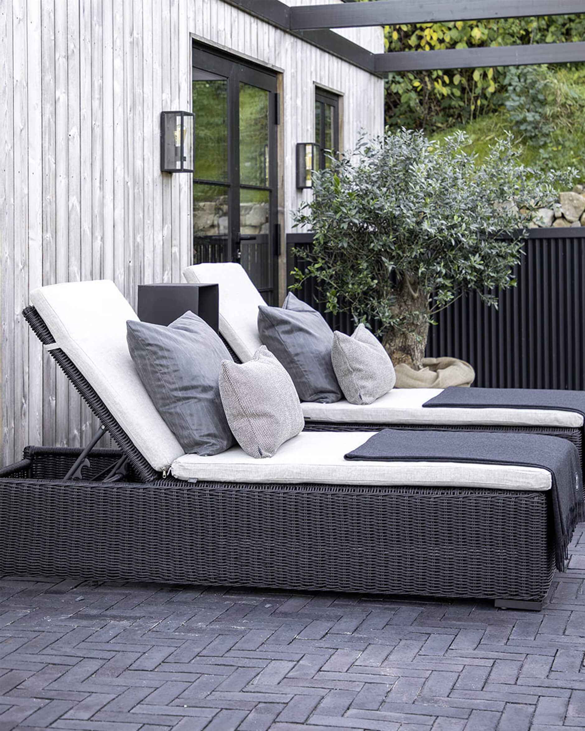 Orlando sunchair black OUTLET