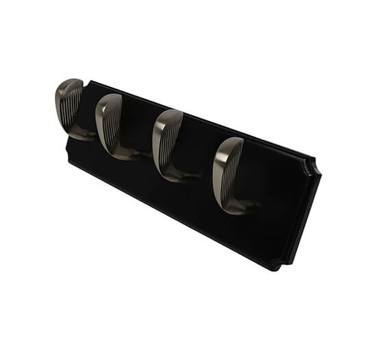Golf Club Coat Rack Black