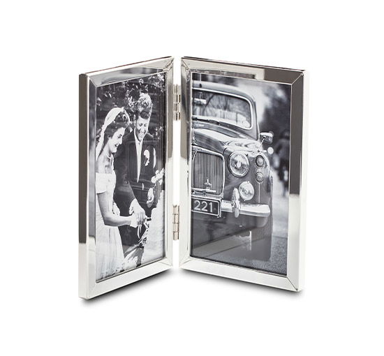 Greta Picture Frame, Silver, Double