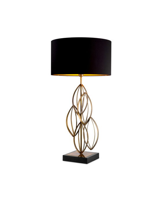 Bellamont bordslampa vintage mässing