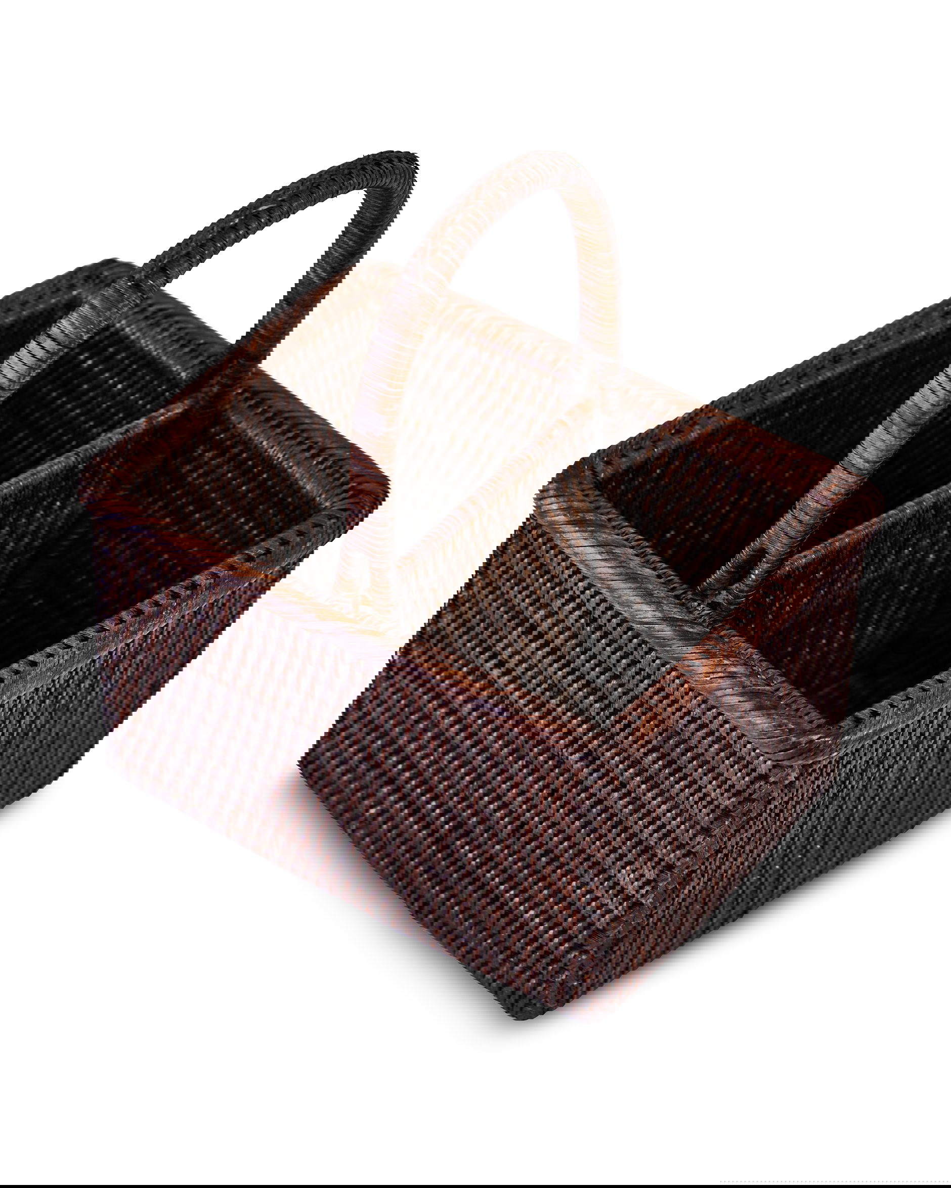 Cognac bestickhållare rotting