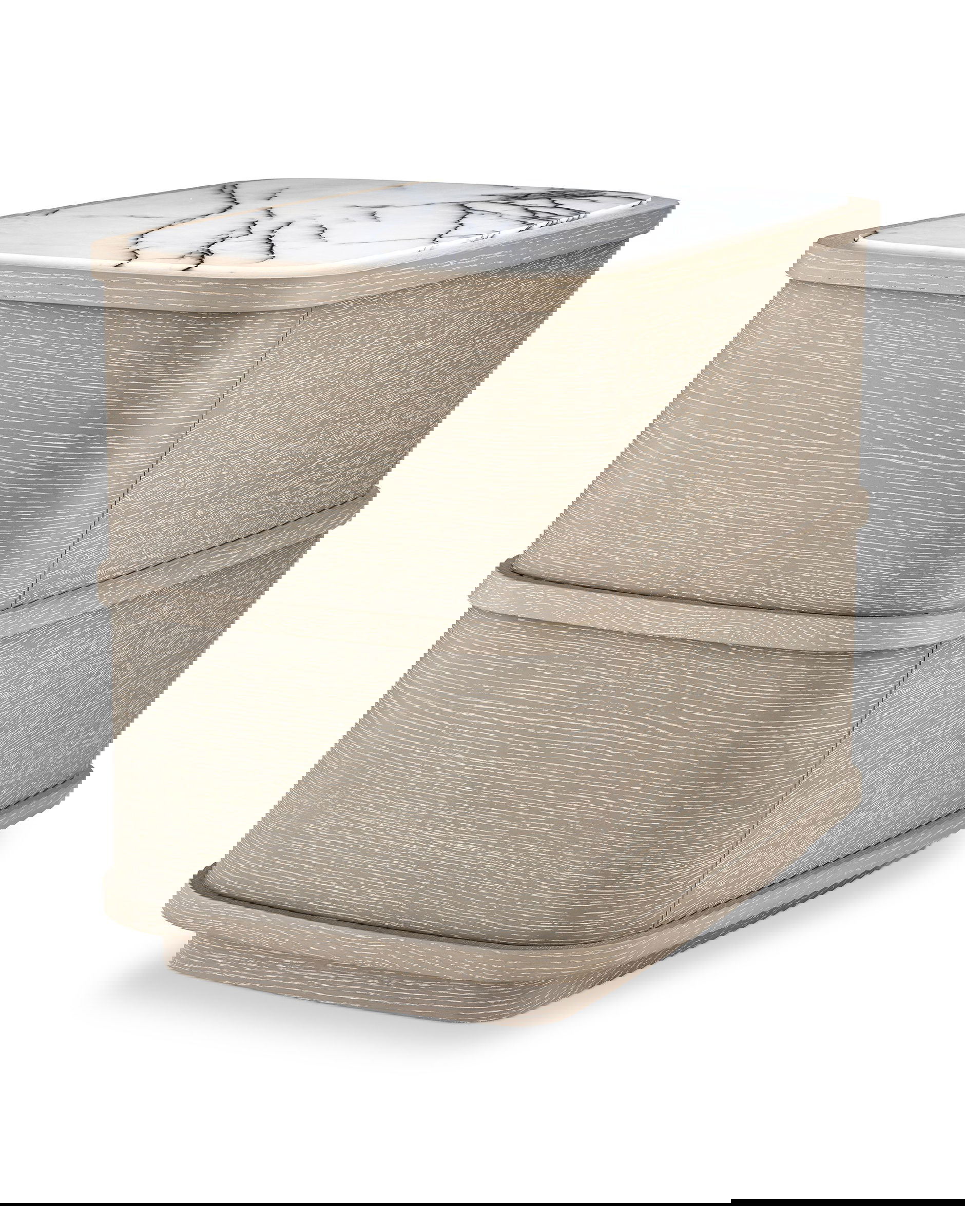 Cabana sängbord washed oak