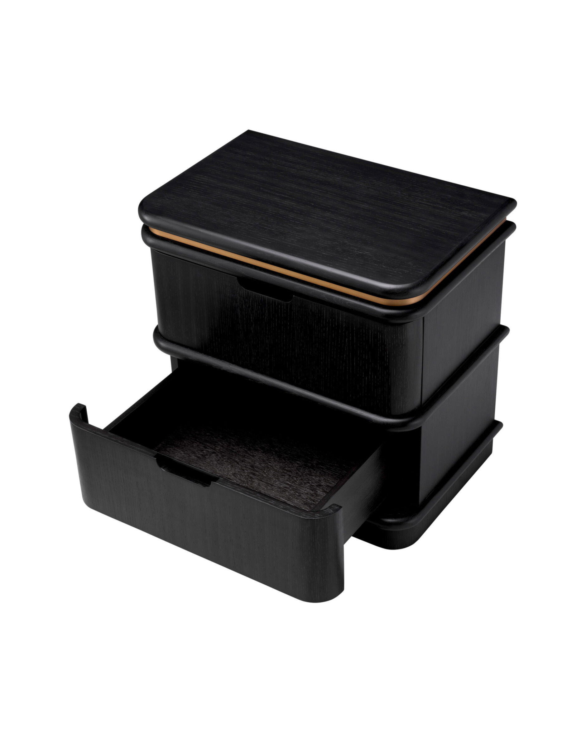 Costanzo Bedside Table Charcoal Grey