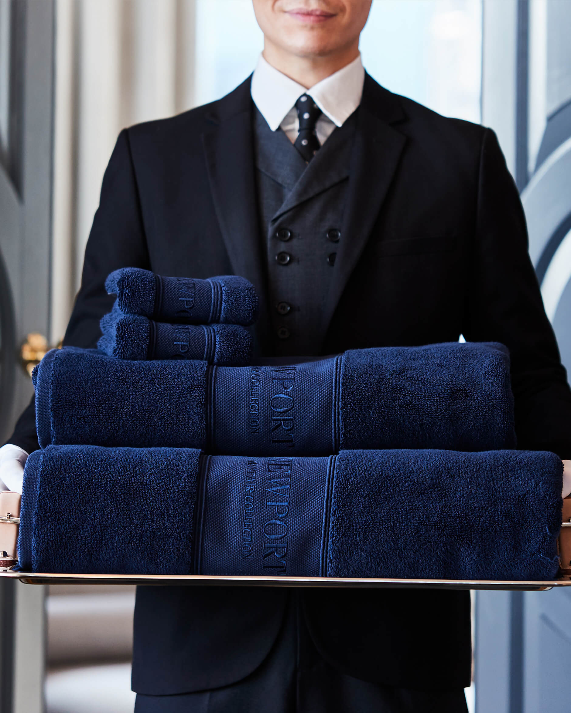 Mayfair handduk navy