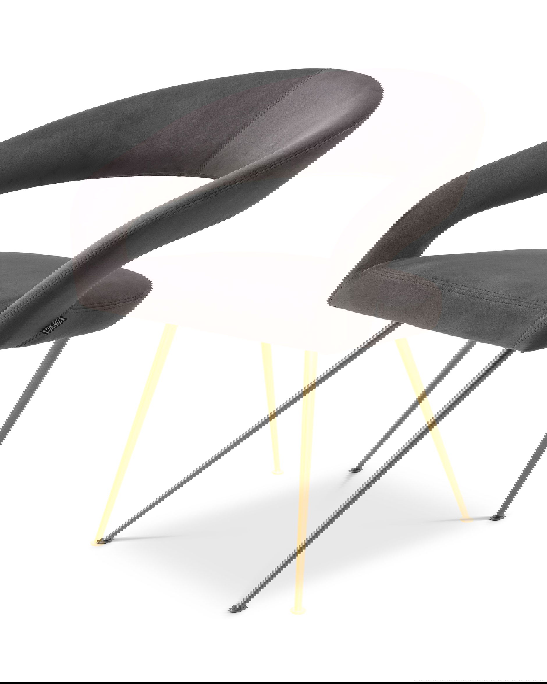 Bravo matstol savona grey velvet