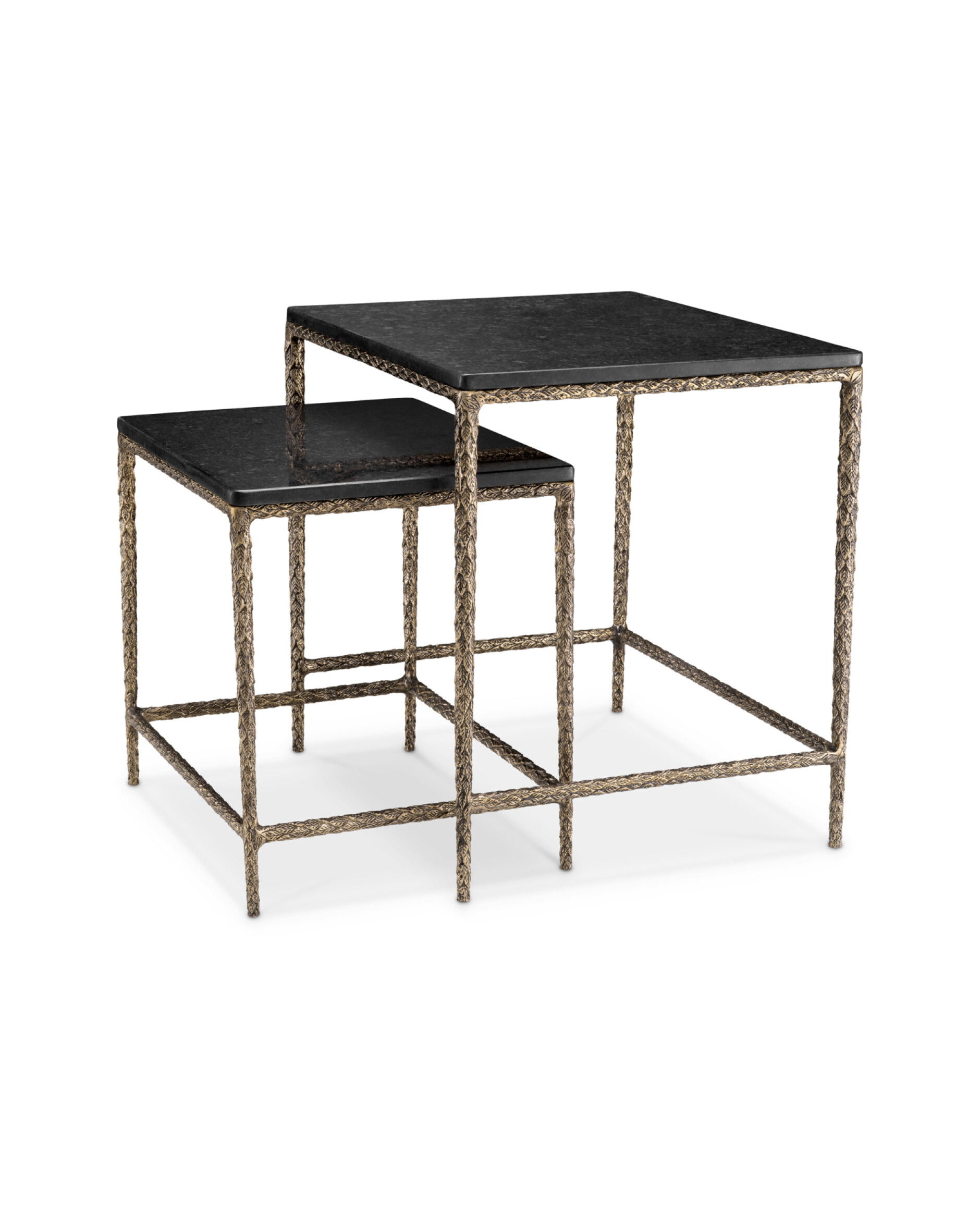 Ferndale sidobord svart 2-set