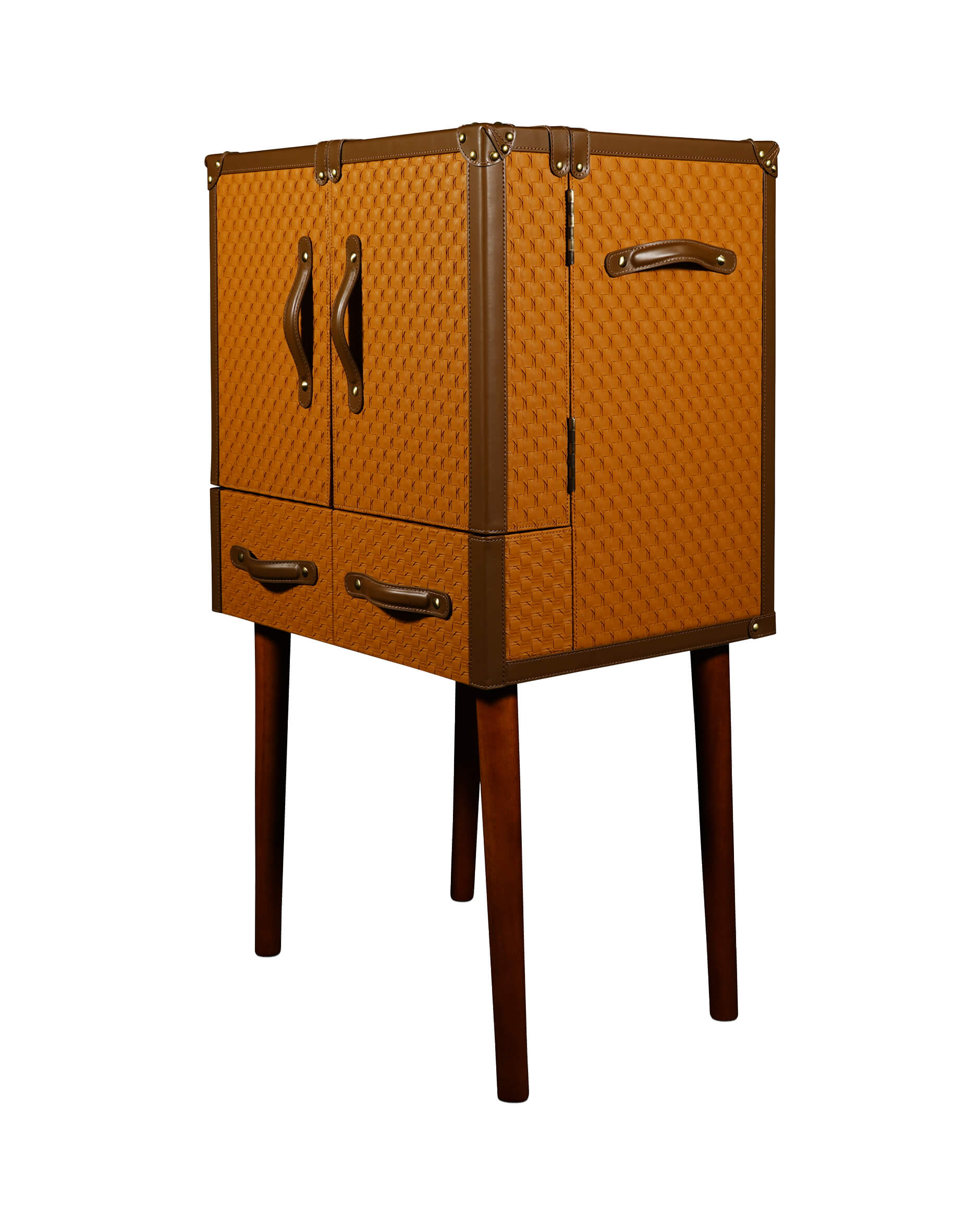 Belle Epoque barskåp brun