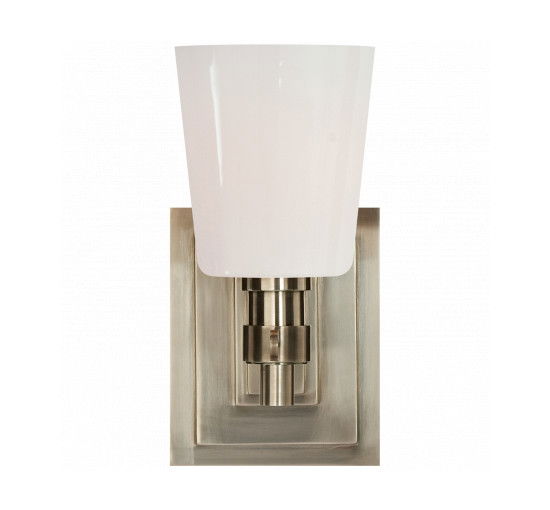 Antique Nickel - Bryant Single Bath Sconce Antique Brass