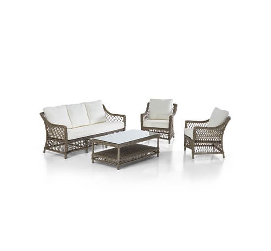 Marbella lounge set with Marbella coffee table