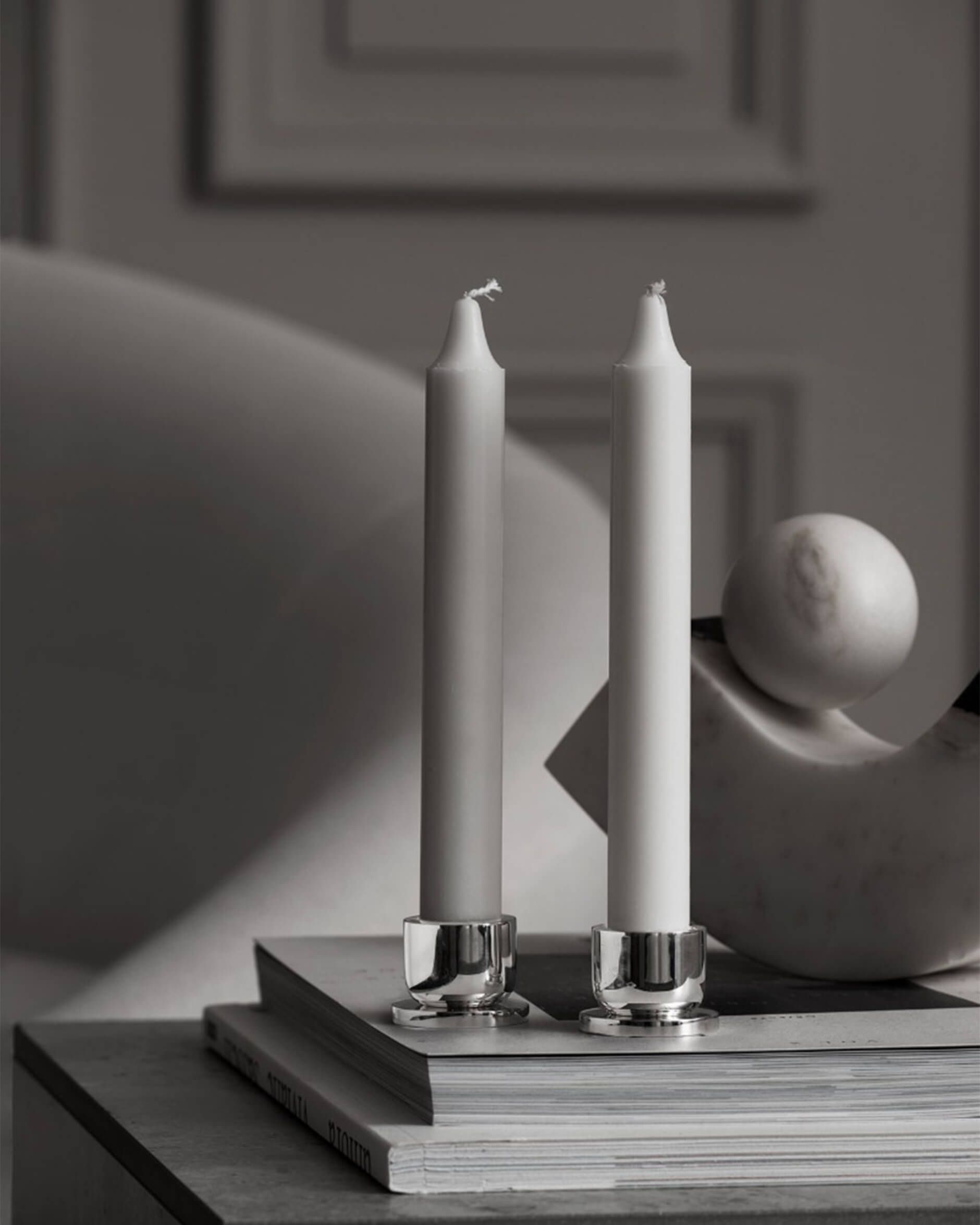 Bijou ljusstake silver