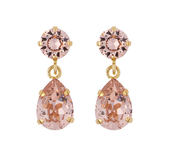 null - Mini Drop Earrings Light Peach