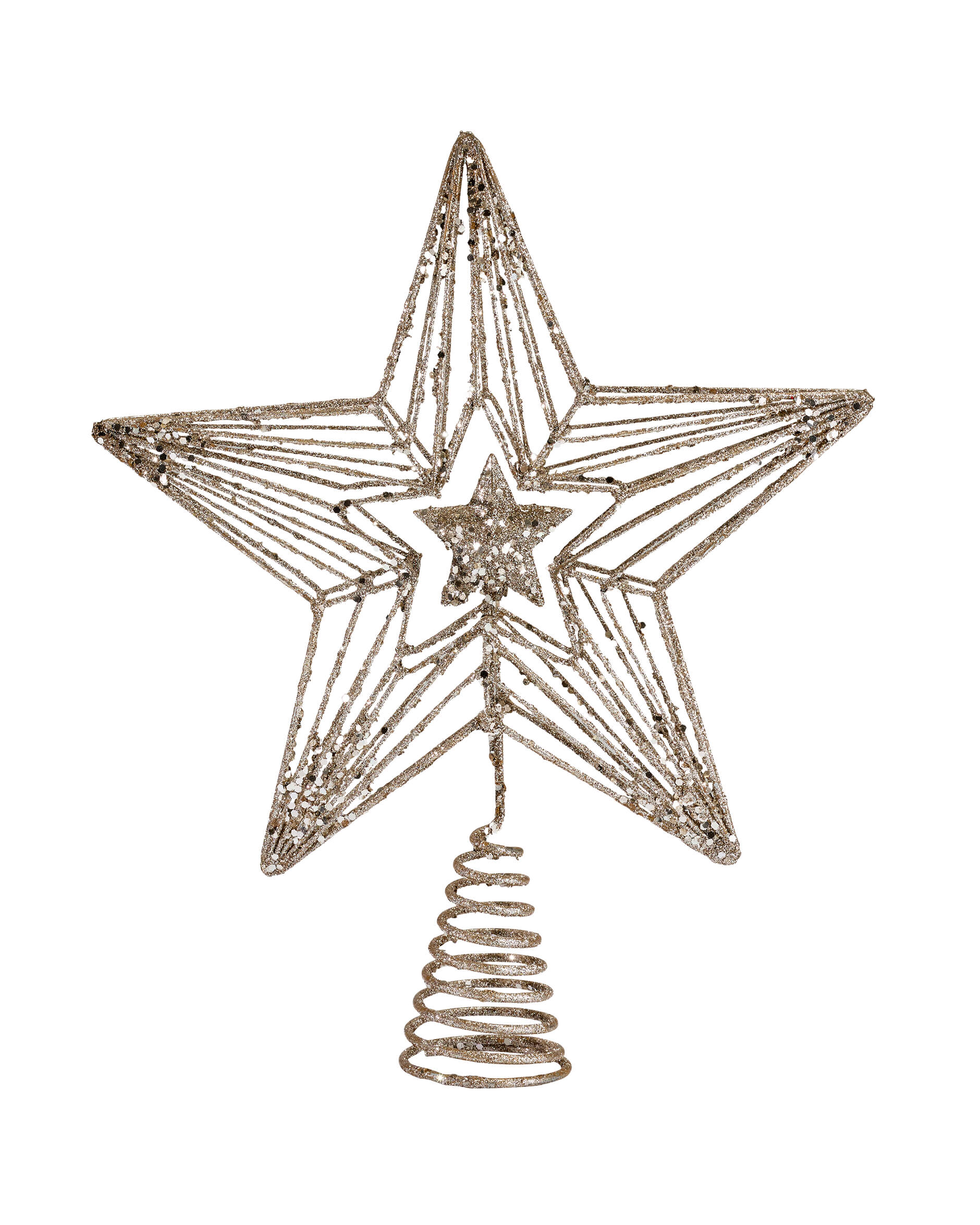 Evie Tree Topper Champagne