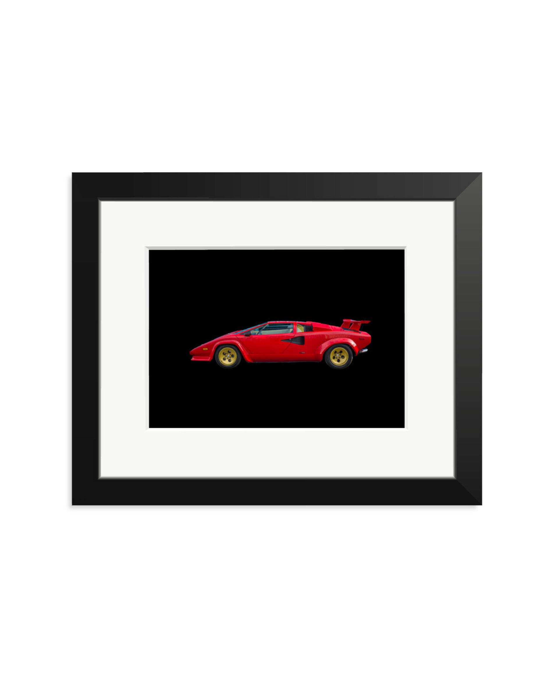1988 Lamborghini Countach Black / Small