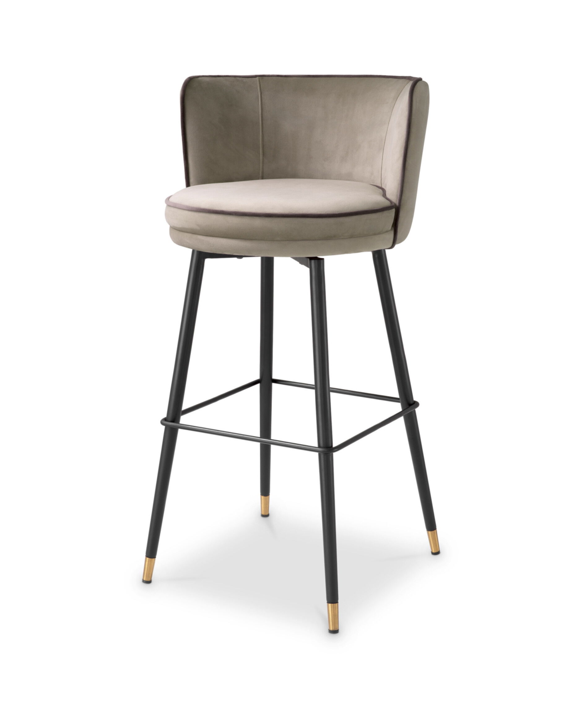 Grenada barstol savona greige velvet