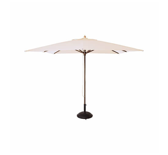 Ibiza Parasol Off-white 3x3