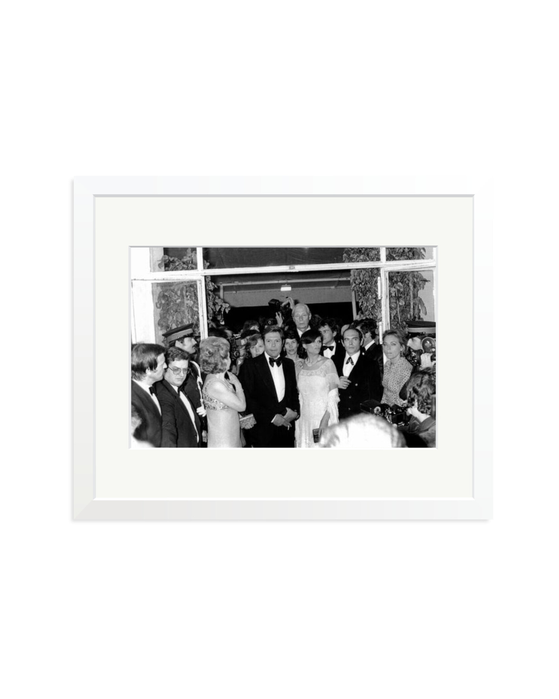 Mastroianni and Cardinale in Cannes White / Medium