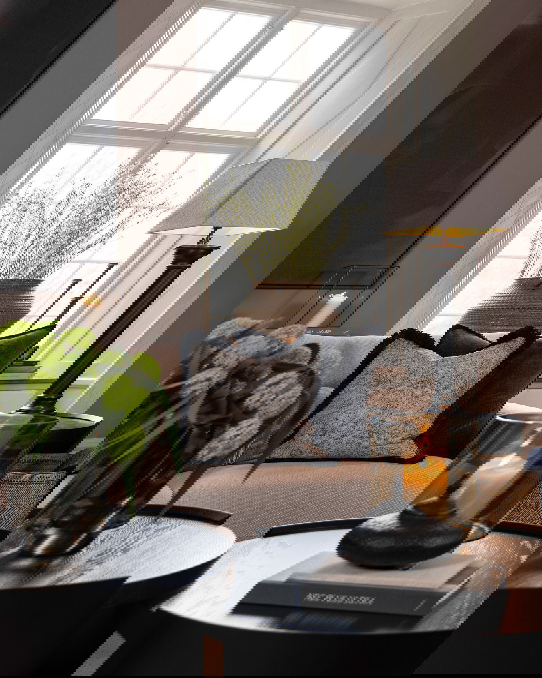 Easton kussenhoes franjes indigo