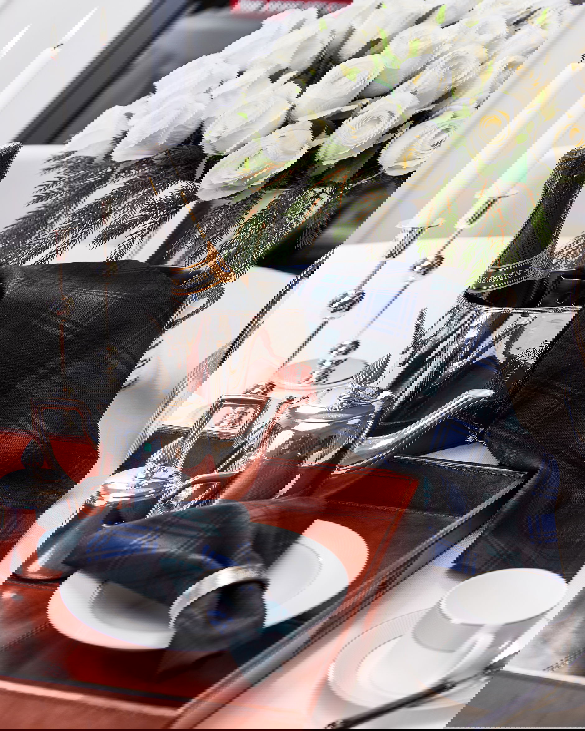 Gstaad kökshanddukar rutig