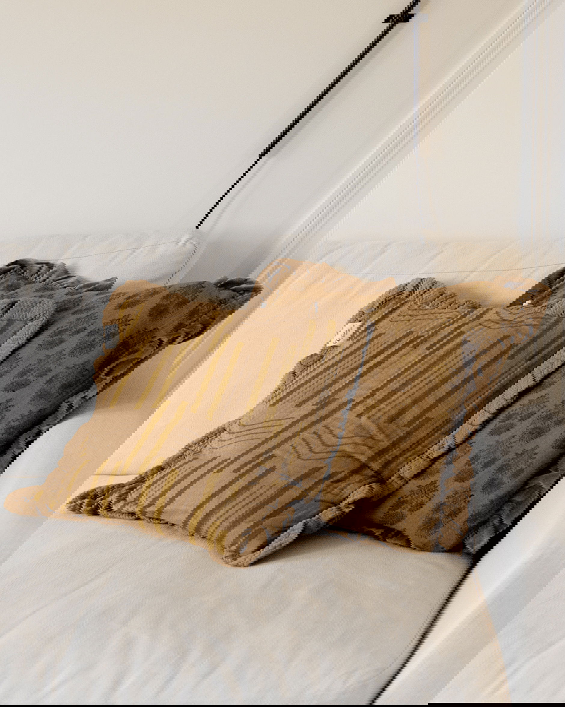 Kussenhoes Lines Amber