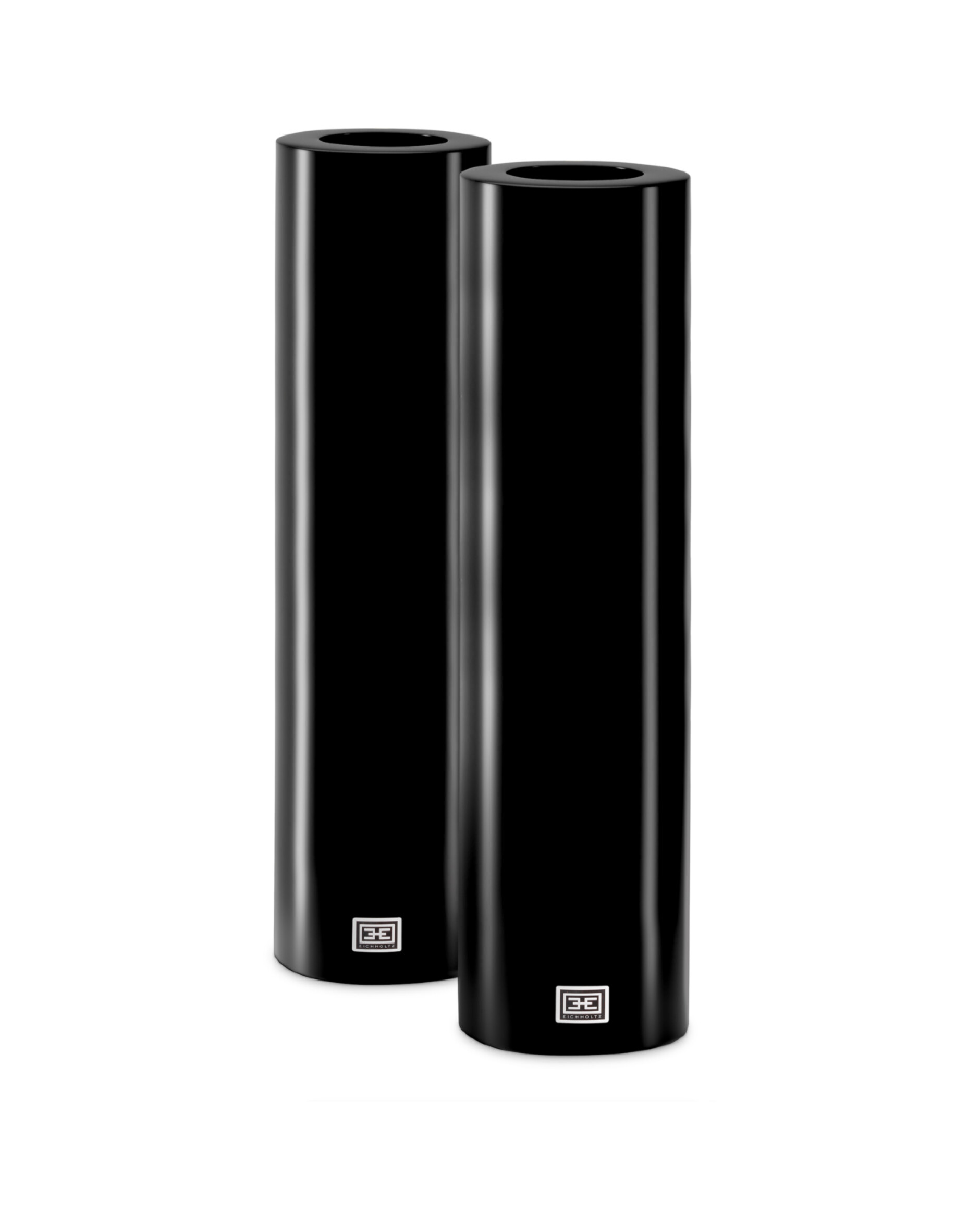 Artificial Candle Black 2-pack
