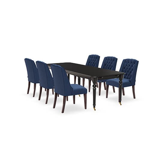Indigo - Modus Dining Table With Venice Dining Chair Sand