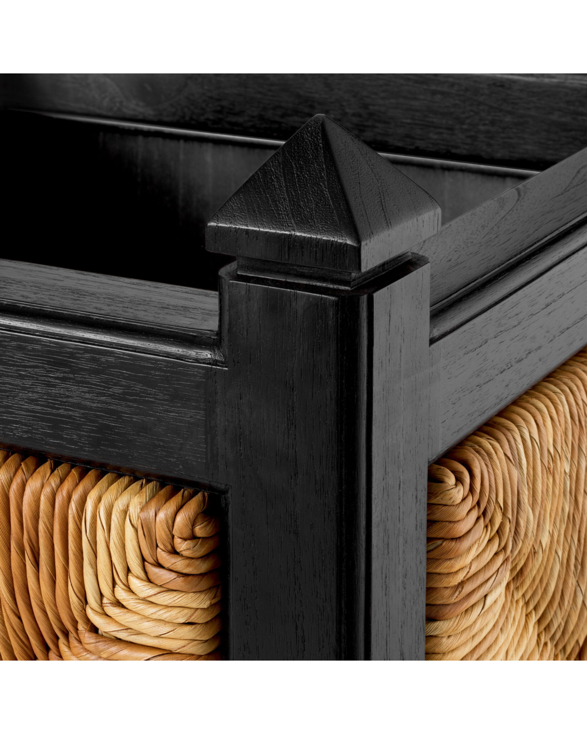 Aruba planteringslåda svart