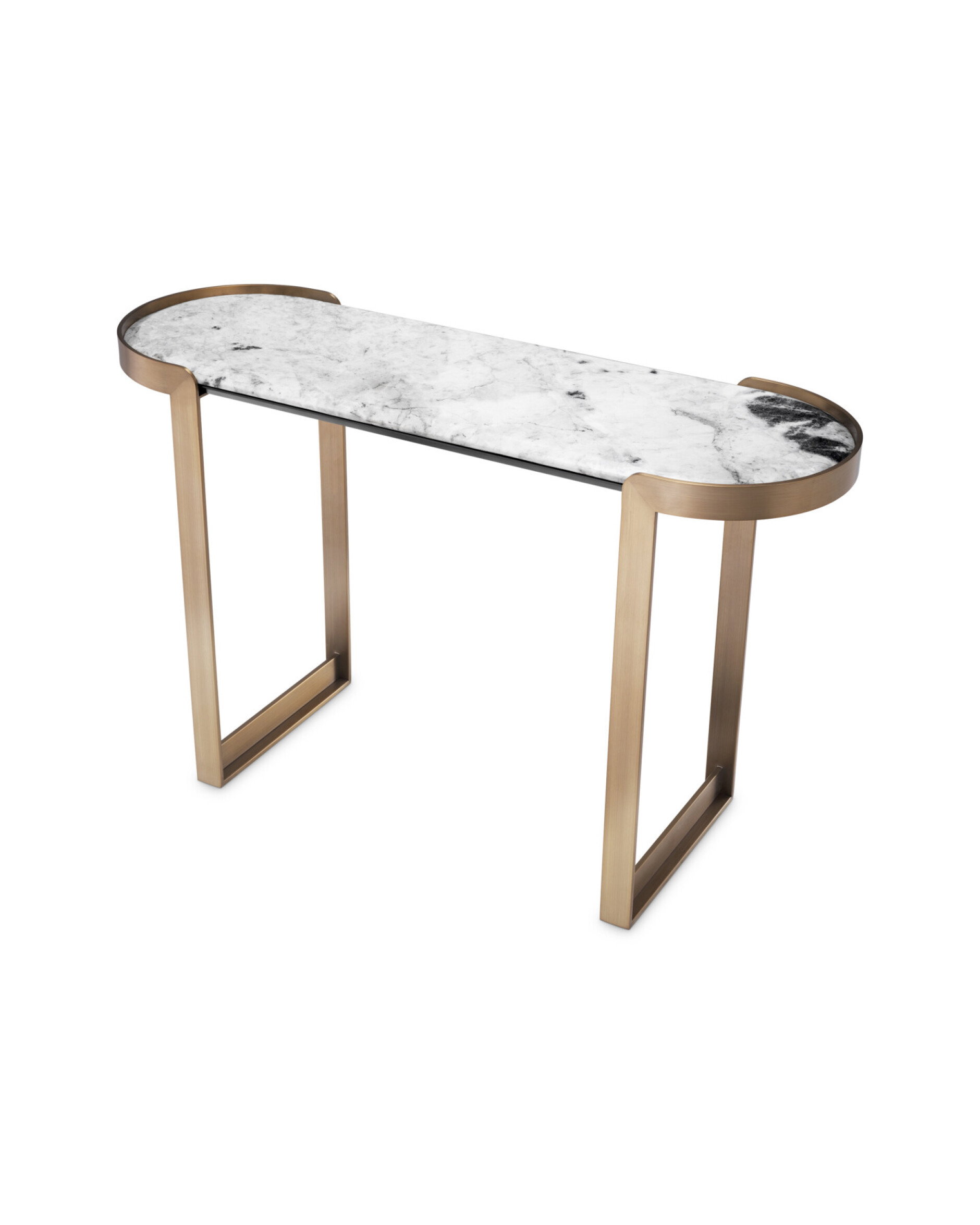 Fabio Console Table Brushed Brass