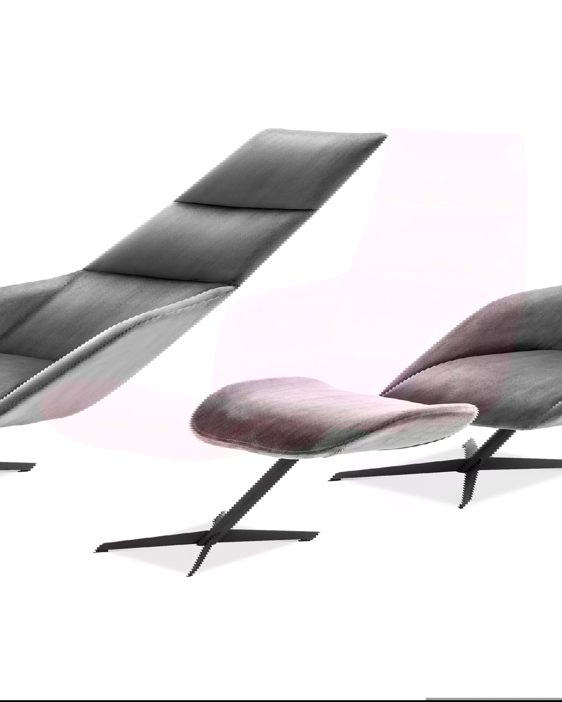 Nautilus fåtölj & ottoman roche taupe OUTLET