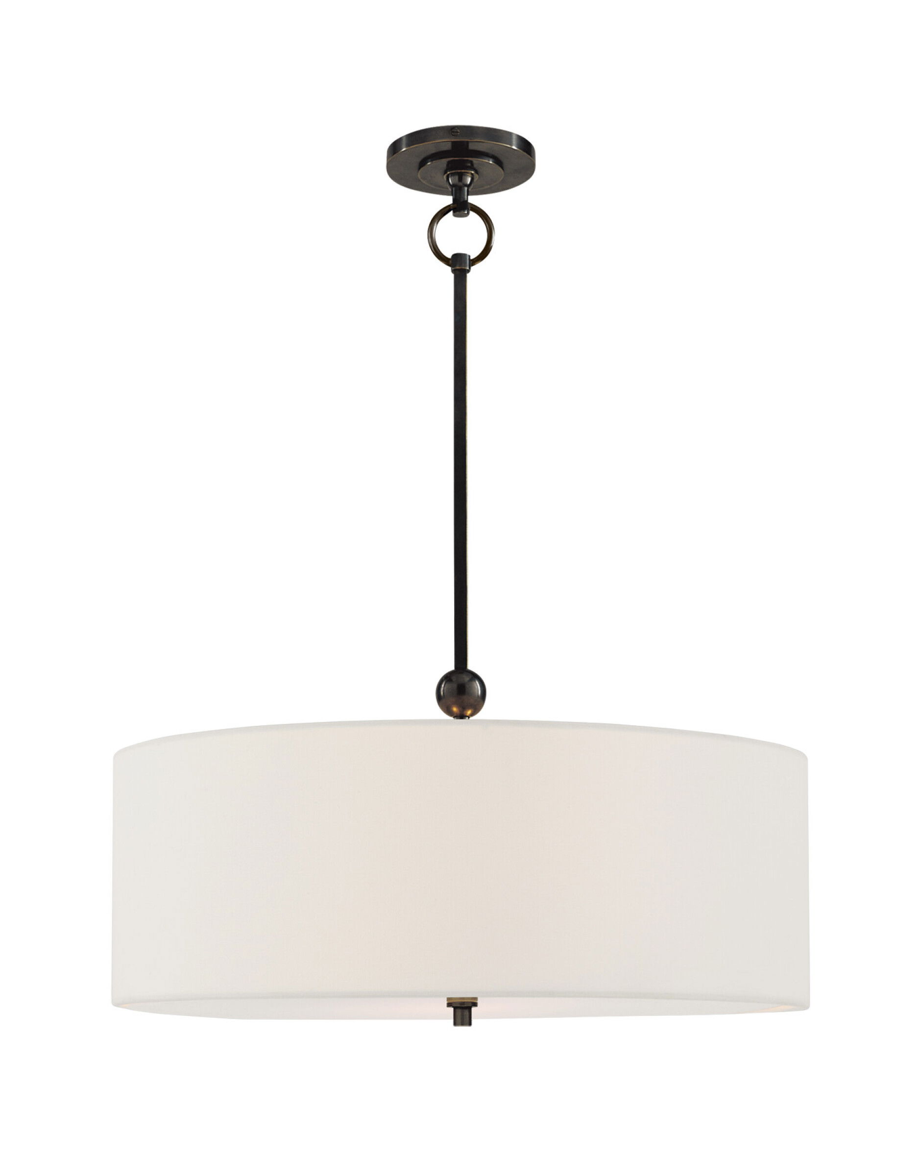 Reed Hanging Shade Bronze-linen-shade OUTLET