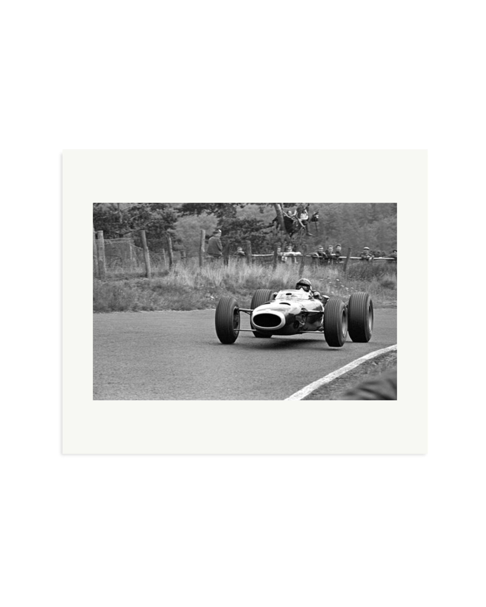 Graham Hill Racing Print Only / Large