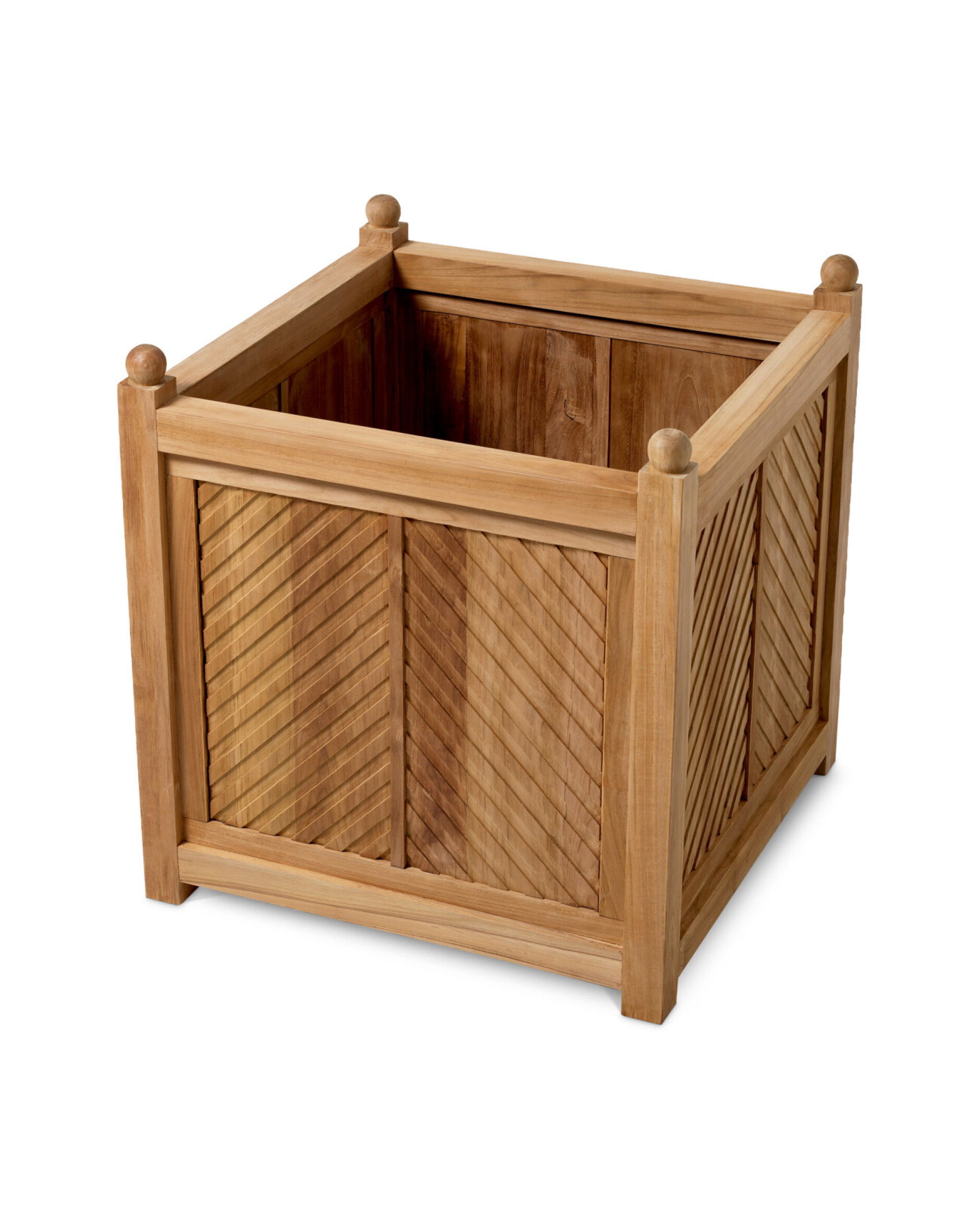 Stanmore plantenbak naturel teakhout