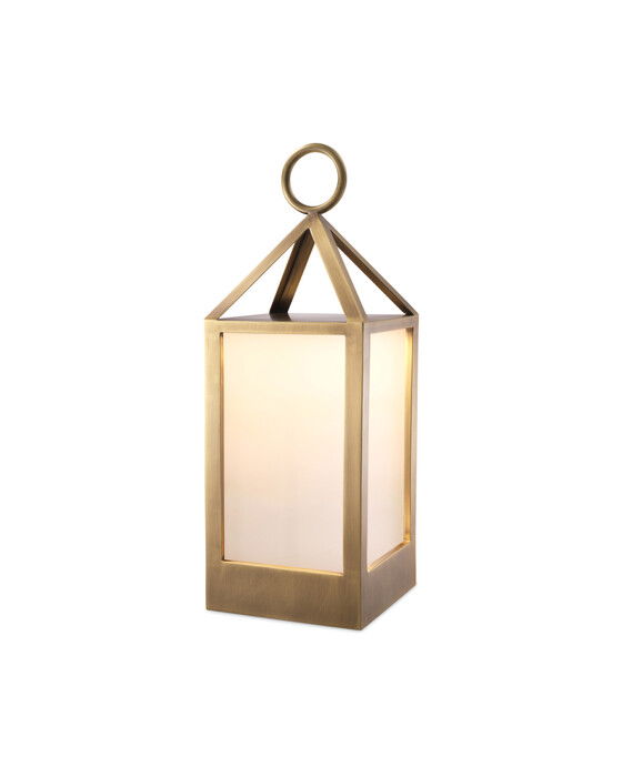 Riserva golvlampa antik mässing