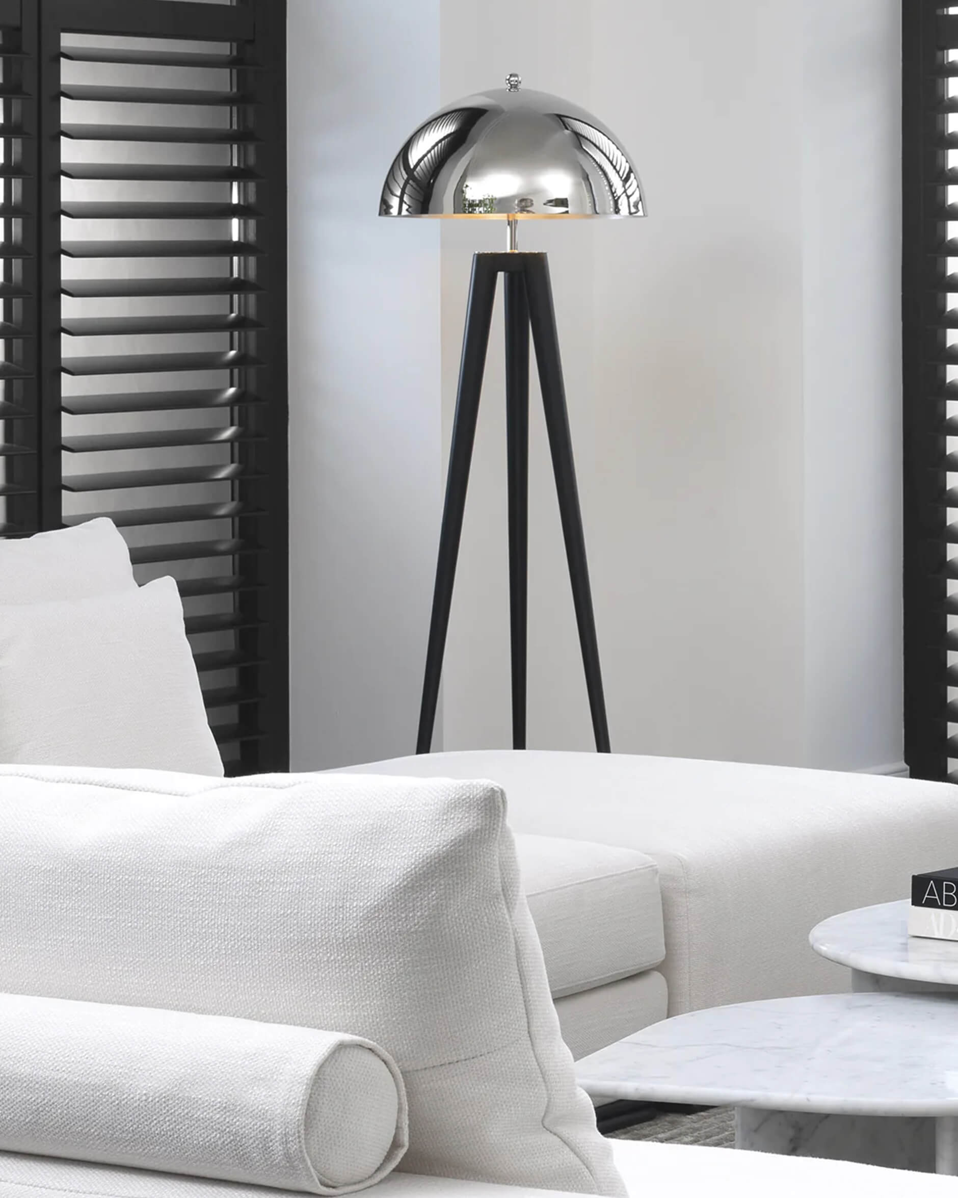 Coyote golvlampa nickel OUTLET