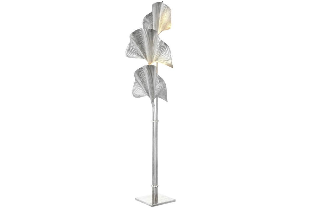 Las Palmas Floor Lamp Silver