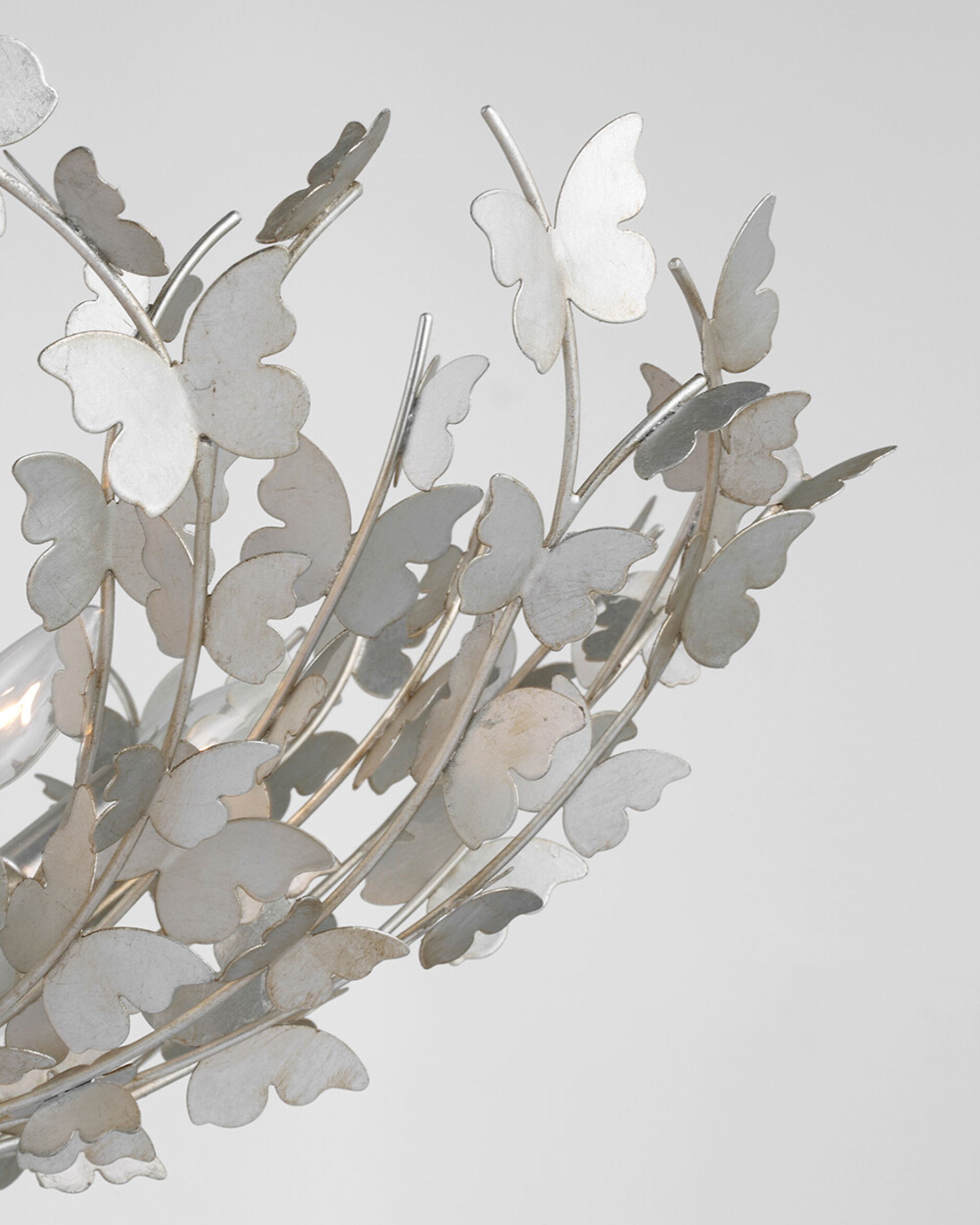 Farfalle plafond silver