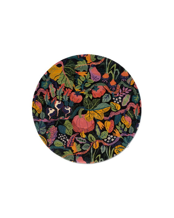 Heritage Garden rundt tæppe koksgrå