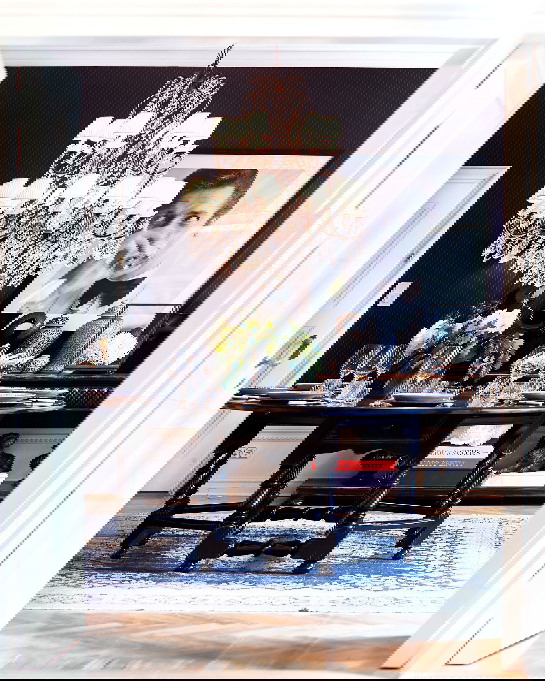 Balmoral matbord svart 200cm