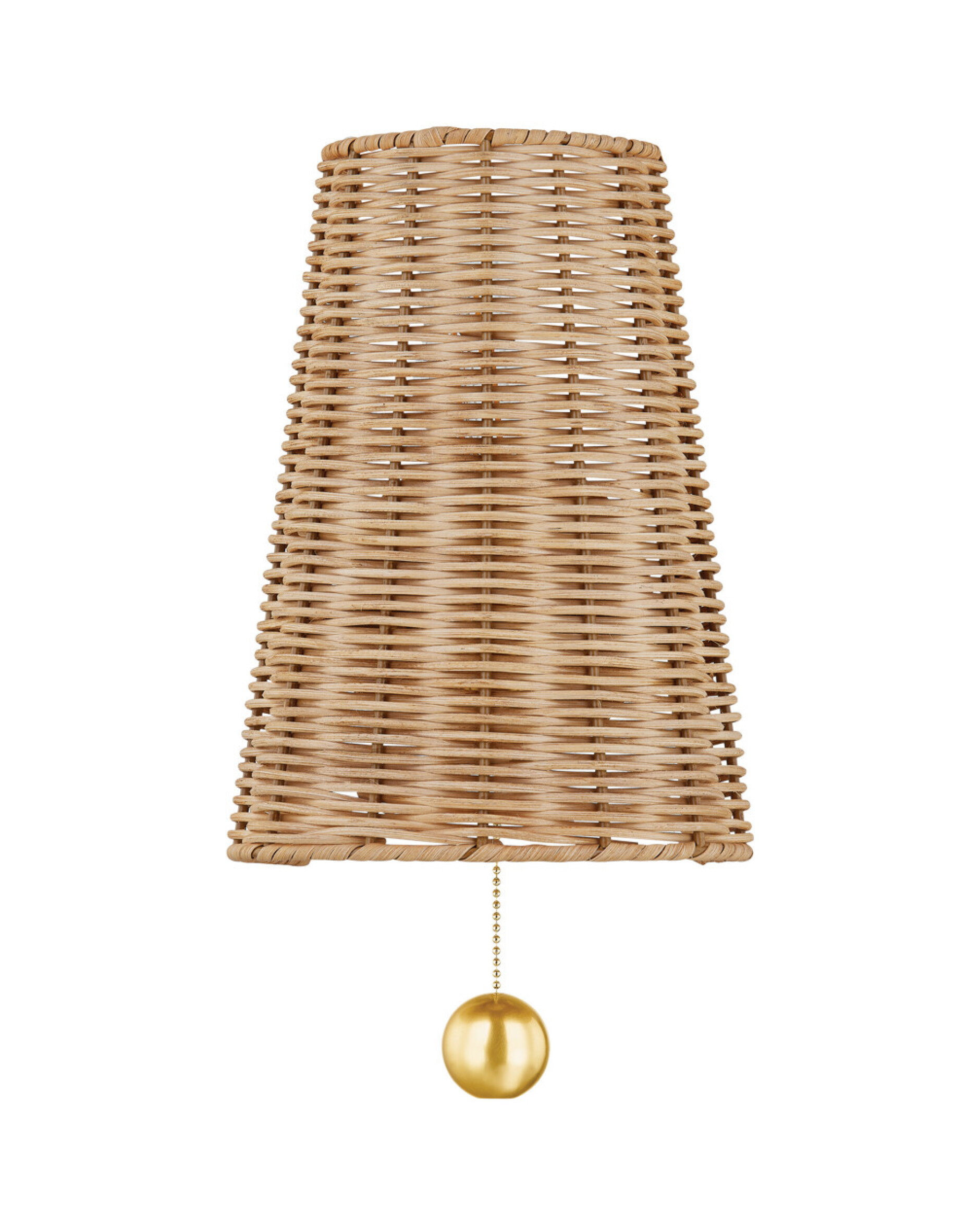 Naida vegglampe antikk messing