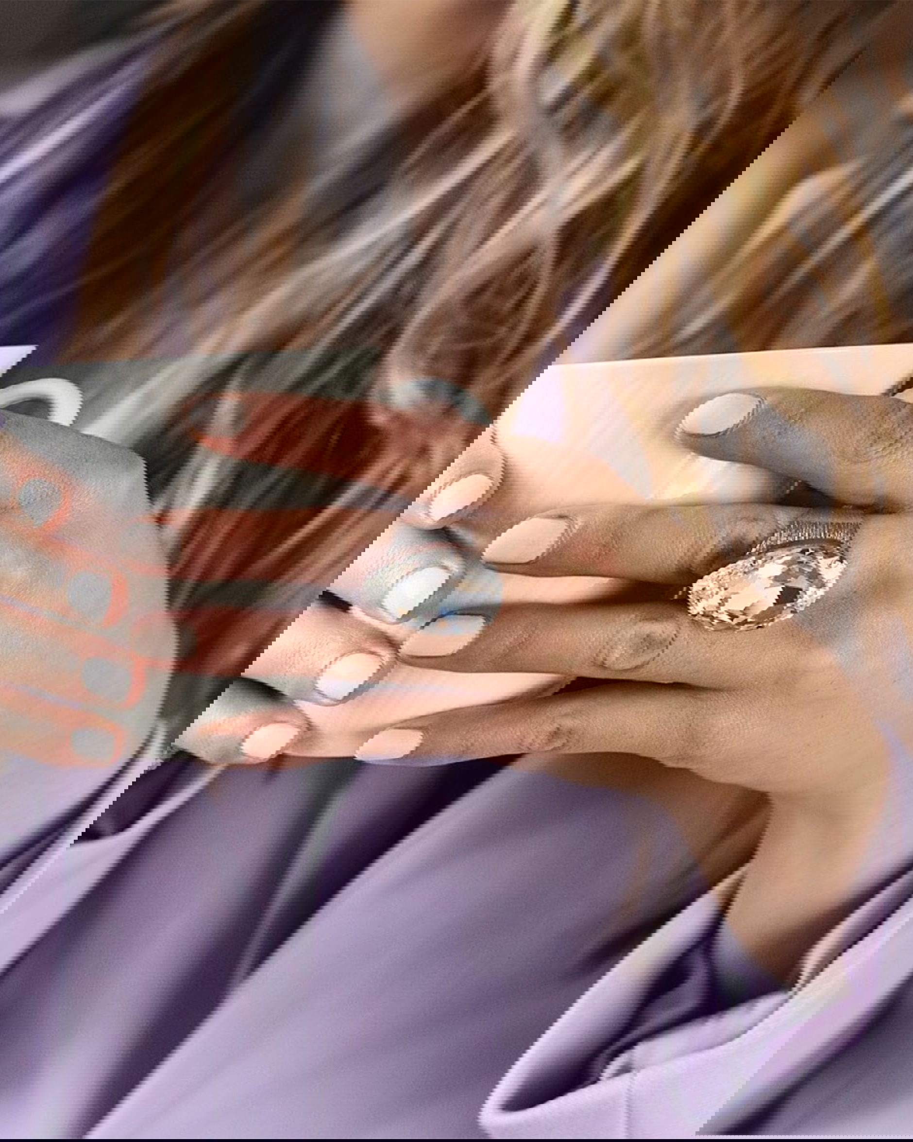 Perfect Drop ring crystal rhodium