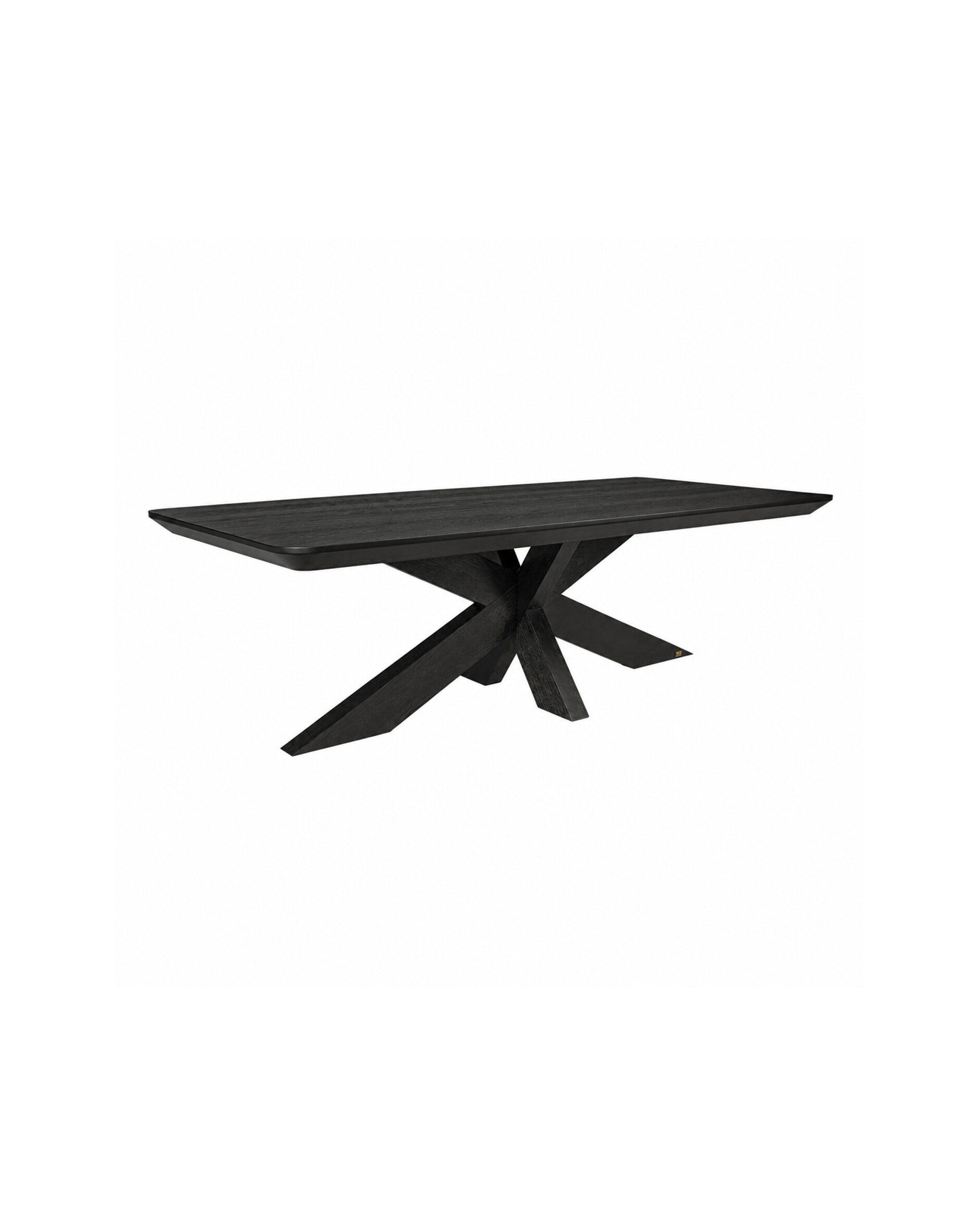 Hunter Slim Dining Table Black 240×110 cm