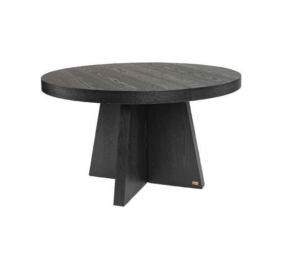 Black oak - Trent matbord svart