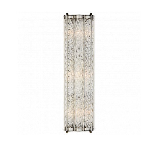 Polished Nickel - Eaton Linear Sconce Antique Brass