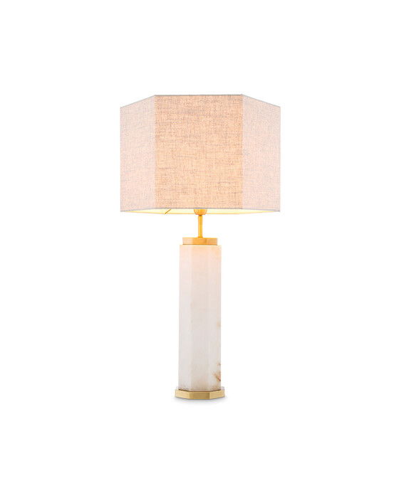 Newman bordslampa alabaster
