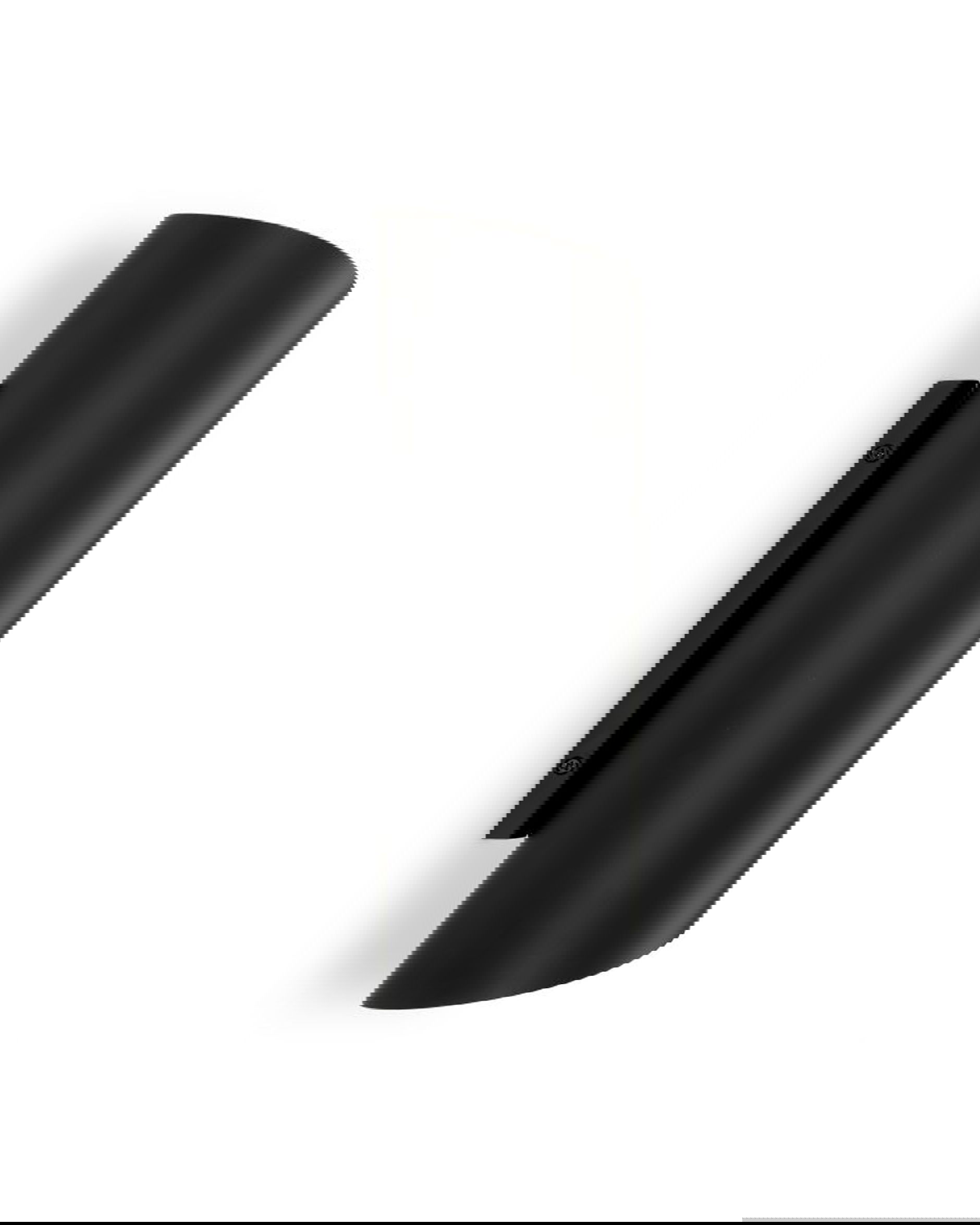 Asco vägglampa svart