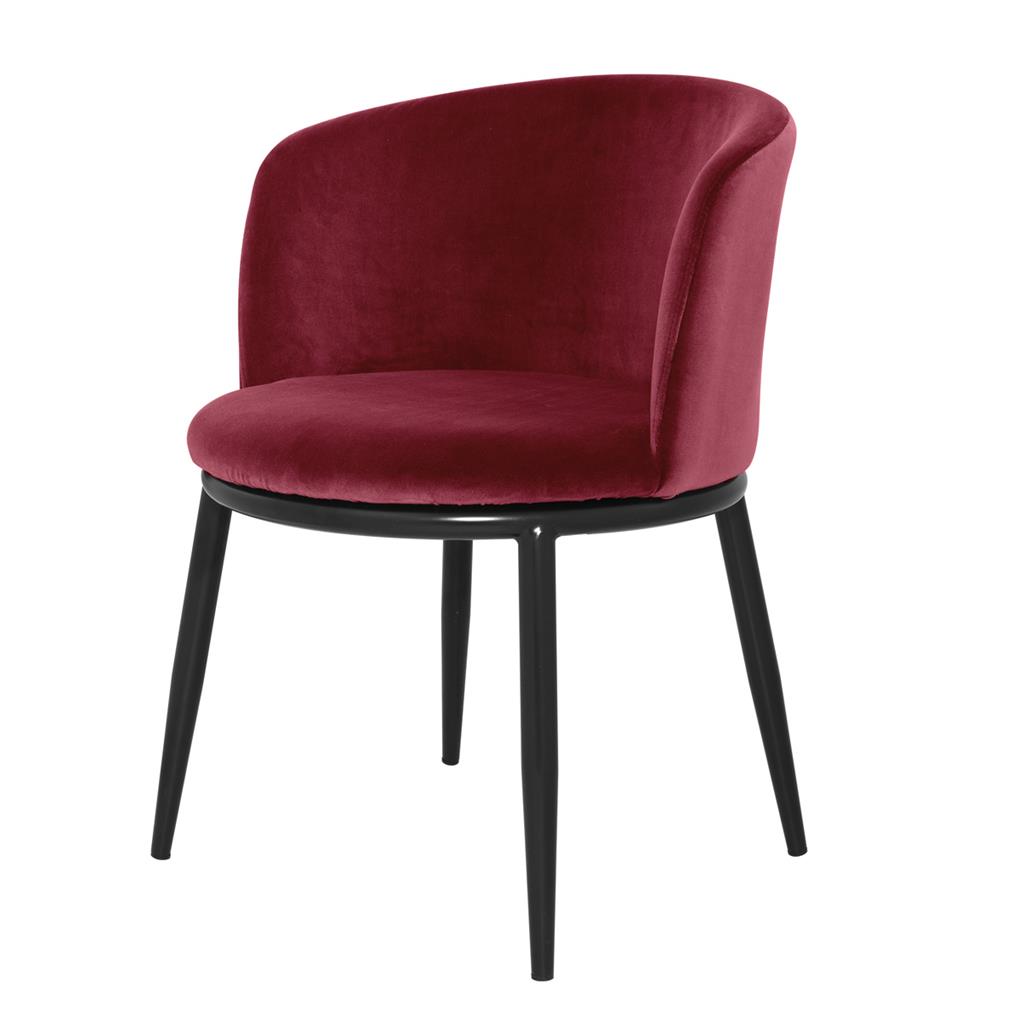 Filmore Dining Chairs Cameron Wine Red 2-pack