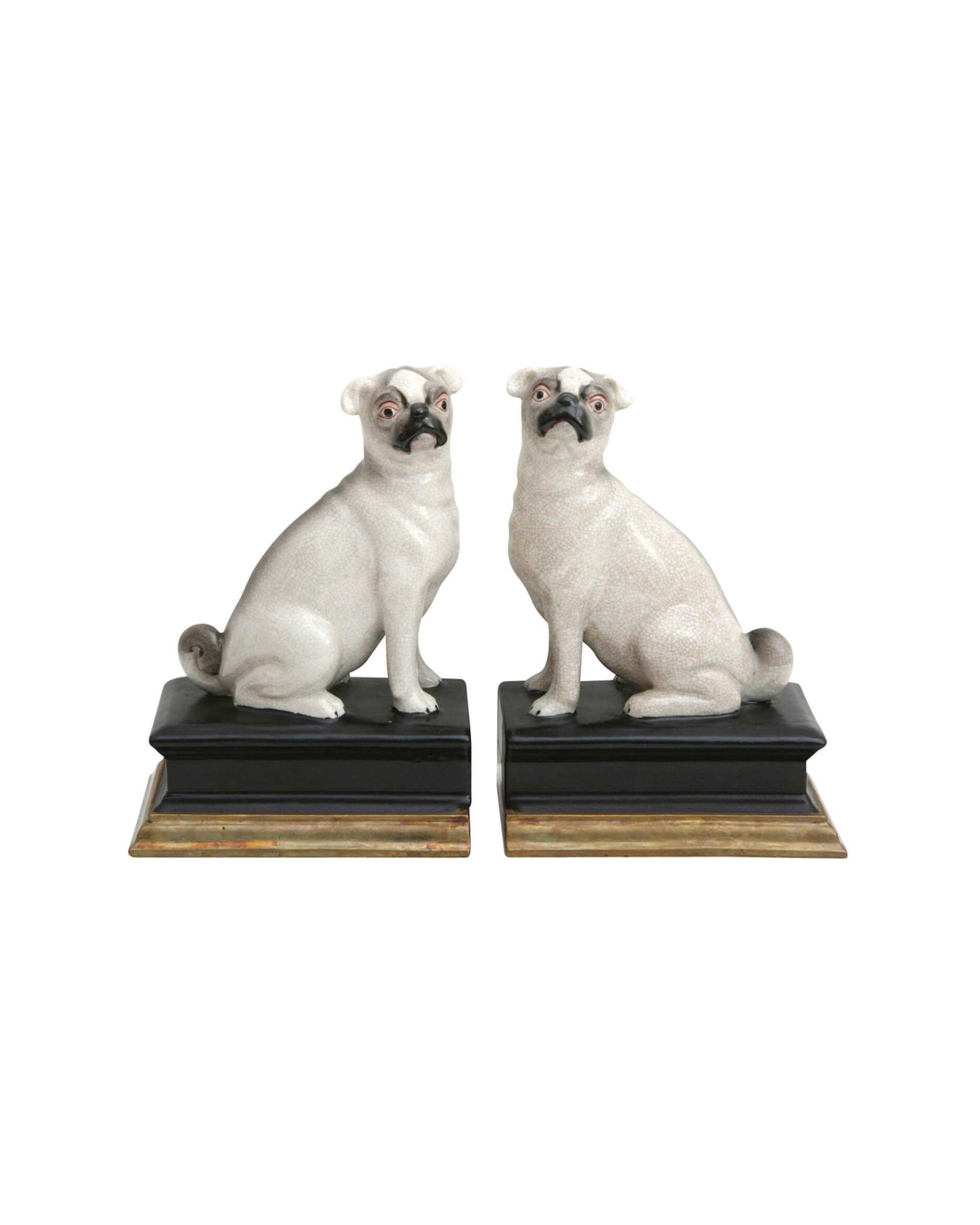 Dough Pug Bookend Nature 2-set