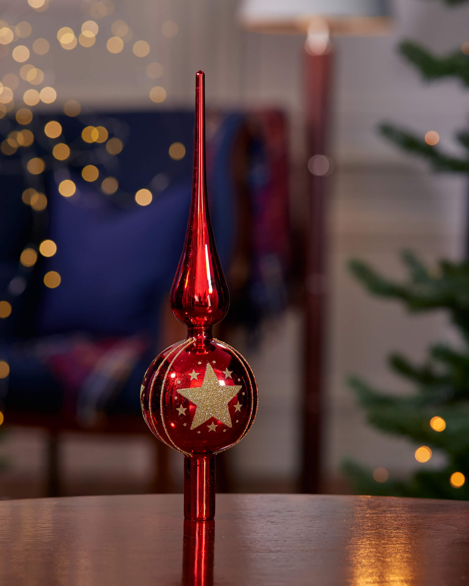 Valeria julgransspira röd