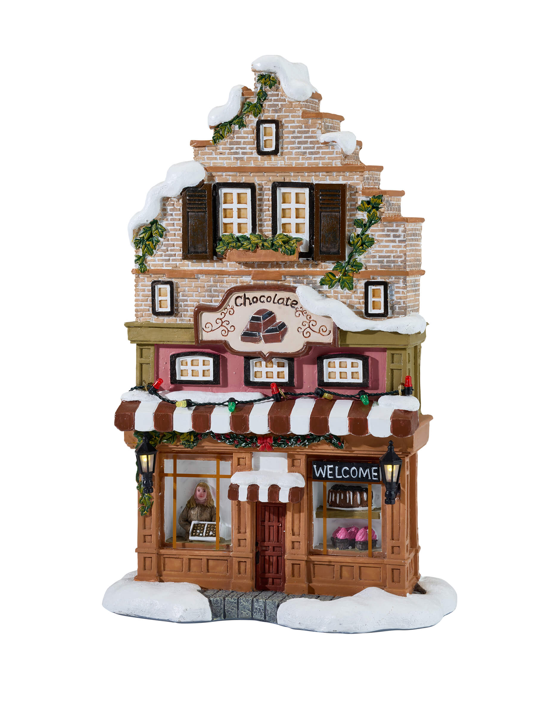 Camille-joulukoriste, suklaakauppa